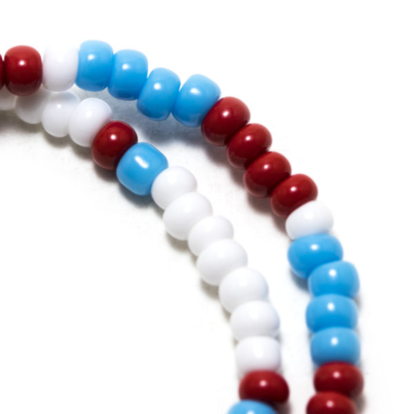 Blue, Red, White Bracelet Set