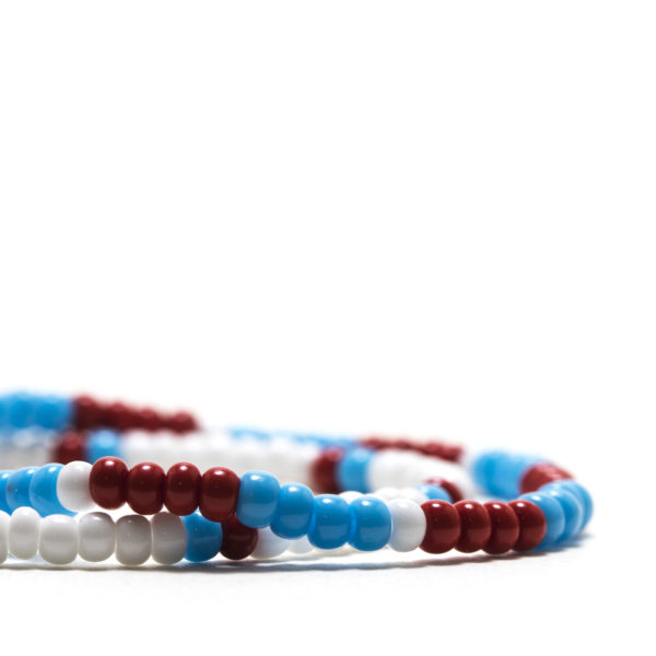 Blue, Red, White Bracelet Set