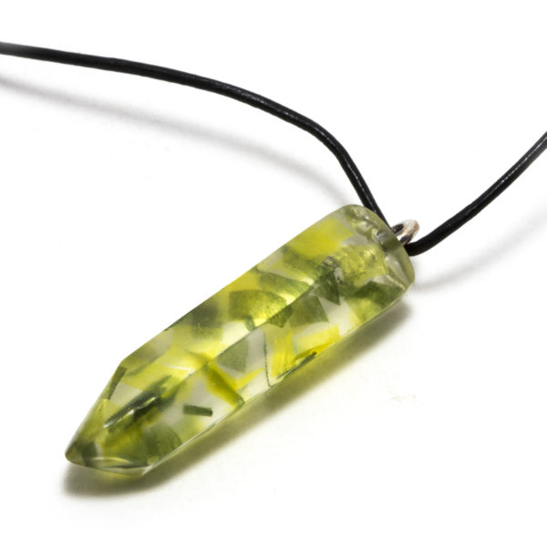 Green & Yellow Confetti Pendant