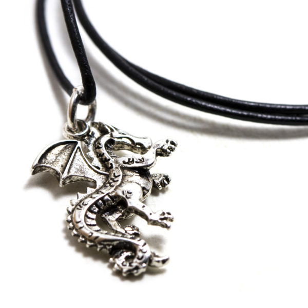 Dragon Silver Plated Pendant