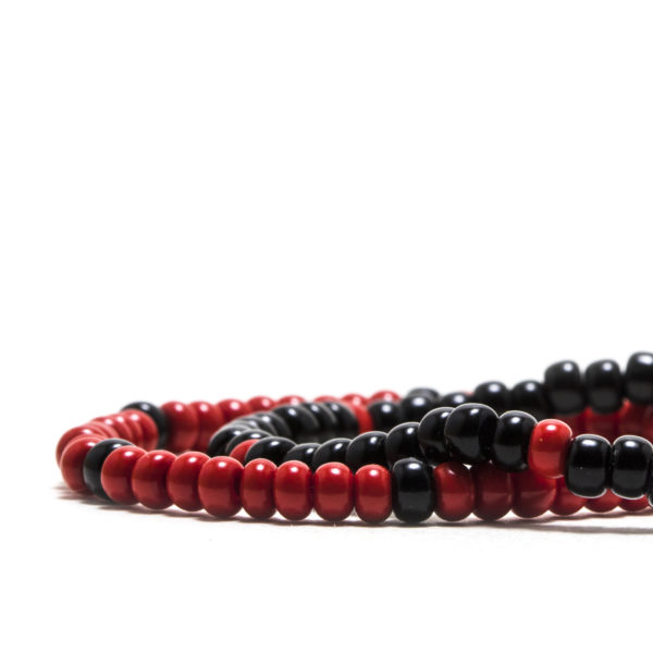 Black And Red Bead Bracelets