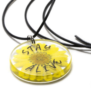 Stay Alive Flower Necklace