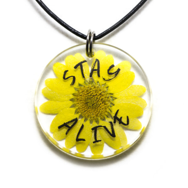 Stay Alive Flower Necklace