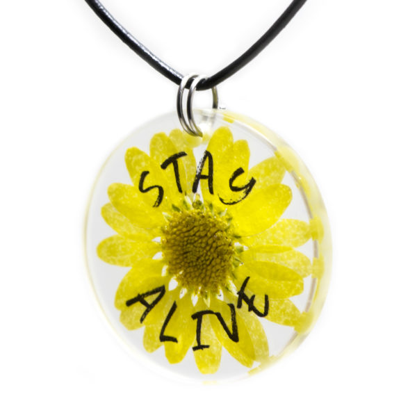 Stay Alive Flower Pendant