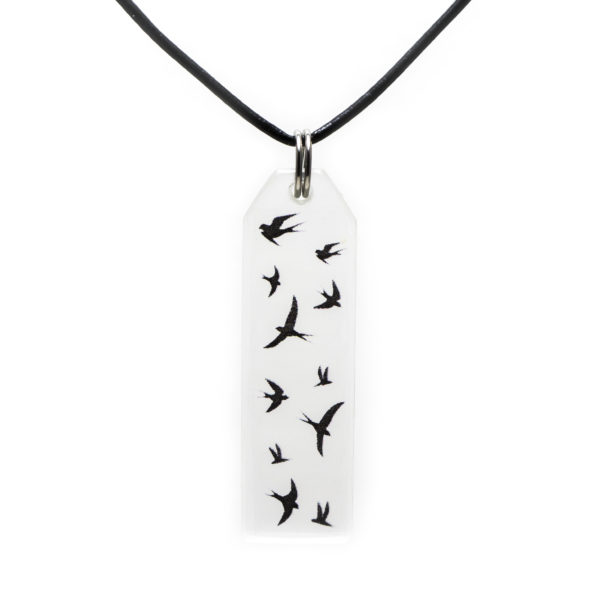 Swallows In Flight Necklace